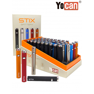 Yocan - Stix Battery - Display of 50 - Mix Color [YCSTX50MIX]